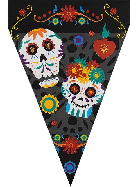 1 guirnalda de banderines de Catrina día de los muertos- Day of the Dead - Funiglobal | Funidelia