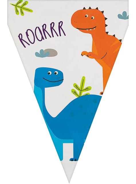 1 guirnalda de banderines de dinosaurios - Dinosaurs party - Funiglobal | Funidelia