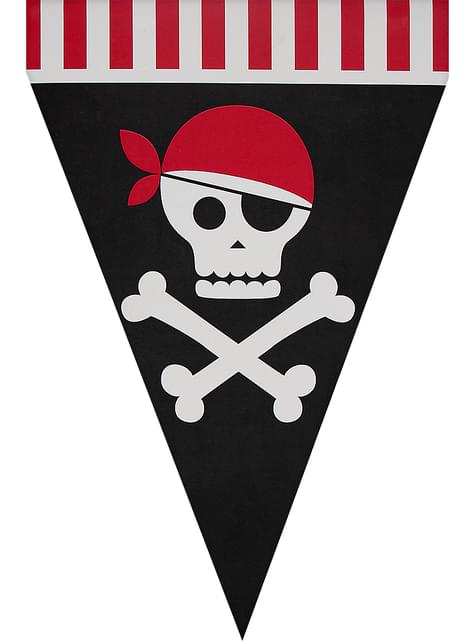 1 guirnalda de banderines de piratas - Pirates Party - Funiglobal | Funidelia