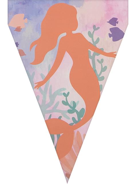 1 guirnalda de banderines de sirenas - Beautiful mermaid - Funiglobal | Funidelia