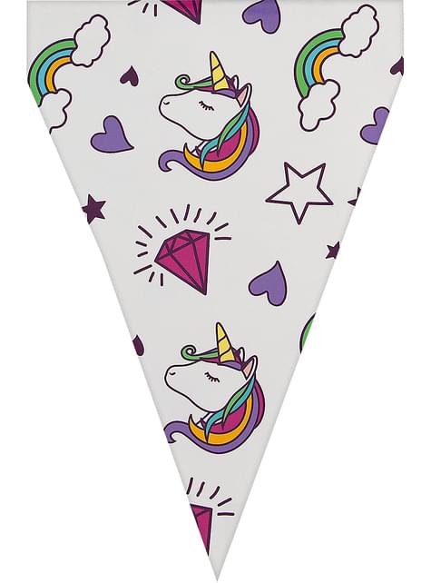 1 guirnalda de banderines de unicornio - Lovely Unicorn - Funiglobal | Funidelia