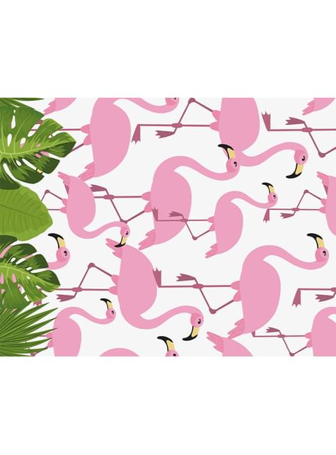 1 mantel de flamencos - Tropical flamingos - Funiglobal | Funidelia