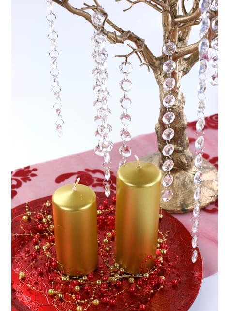1 vela dorada (15x6 cm) - Partydeco | Funidelia