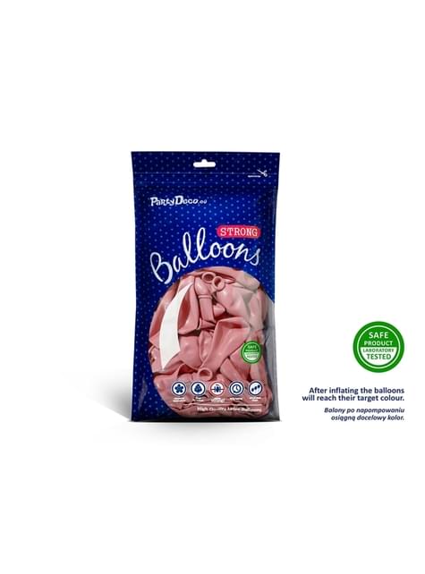 10 globos extra resistentes rosa pastel (30 cm) - Partydeco | Funidelia