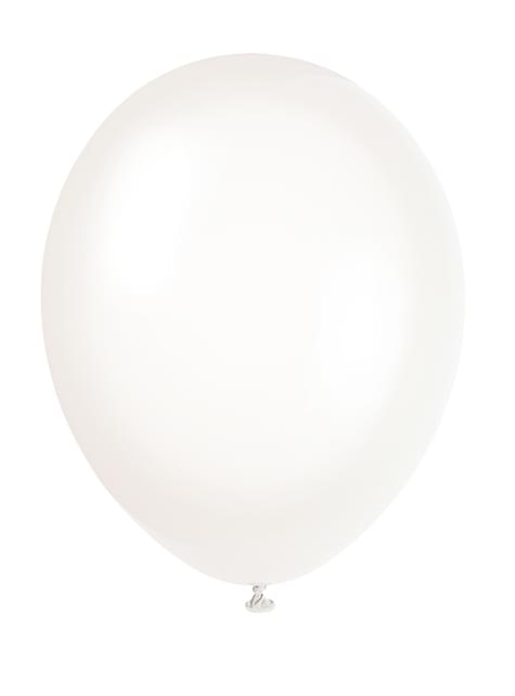 10 globos transparentes (30 cm) - Línea Colores Básicos - Unique | Funidelia