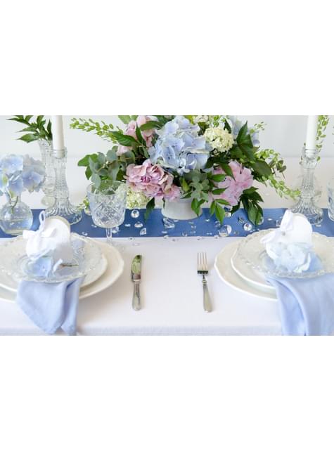 100 diamantes decorativos transparente para mesa de 12 mm - Partydeco | Funidelia