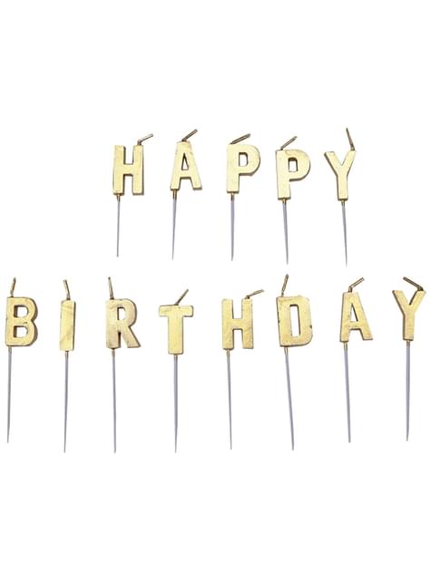 13 velas “Happy Birthday“ - AMSCAN | Funidelia