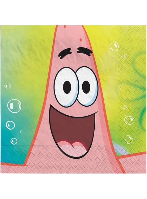 16 servilletas de Bob Esponja (33x33 cm) - AMSCAN | Funidelia