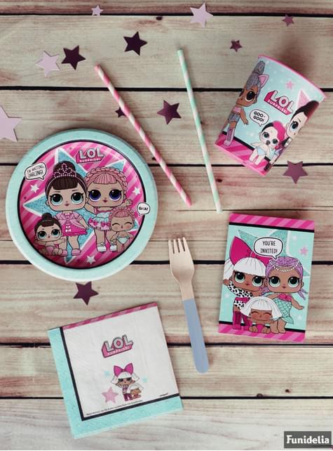 16 servilletas de coctel LOL Surprise (33x33cm) - LOL Friends - Unique | Funidelia