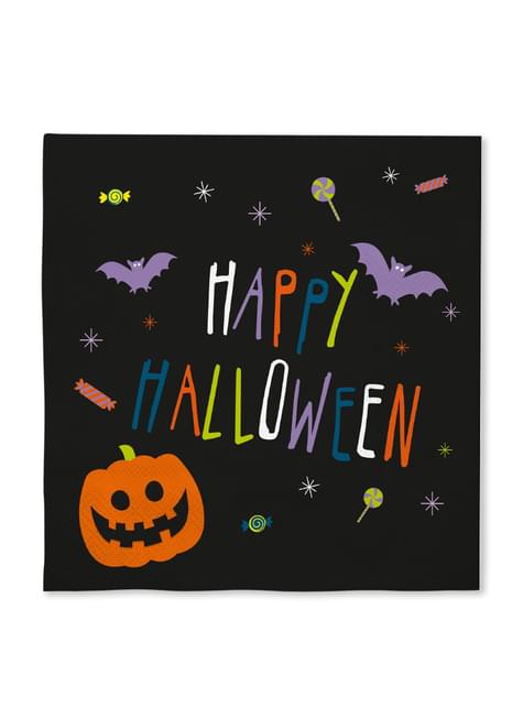 16 servilletas de Halloween calabaza (33x33cm) -Happy Halloween - Funiglobal | Funidelia