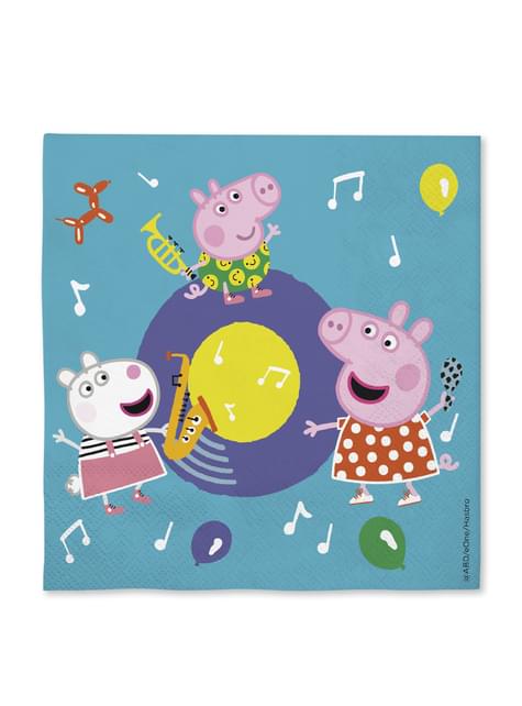 16 servilletas de Peppa pig (33x33cm) - Funiglobal | Funidelia