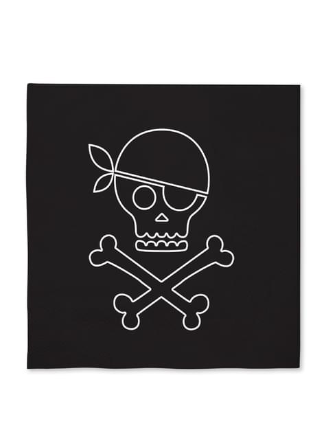 16 servilletas de piratas (33x33cm) - Pirates Party - Funiglobal | Funidelia