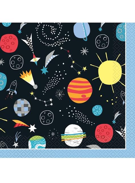 16 servilletas del espacio - Outer Space - Unique | Funidelia