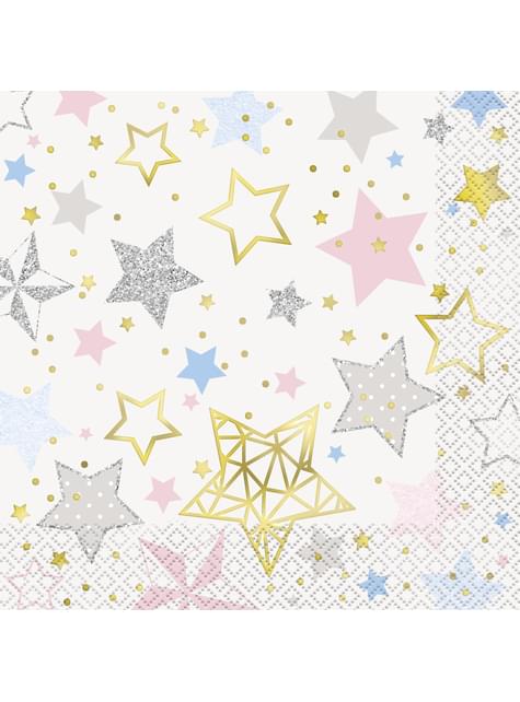 16 servilletas grandes (33x33cm) - Twinkle Little Star - Unique | Funidelia