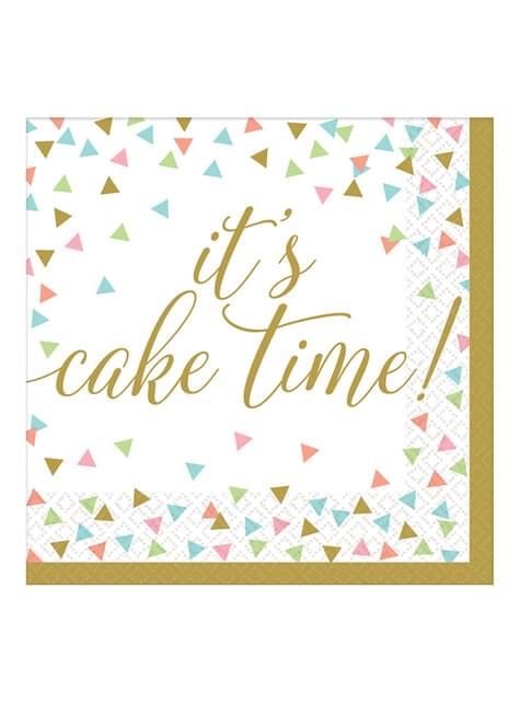 16 servilletas happy birthday (33x33 cm) - AMSCAN | Funidelia