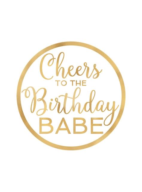 18 posavasos happy birthday - AMSCAN | Funidelia
