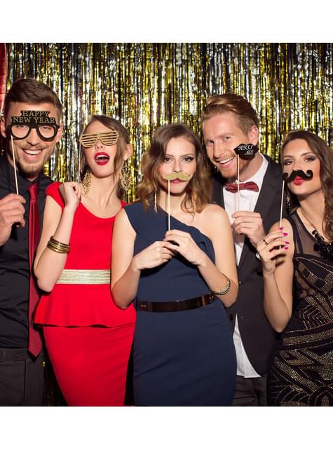 20 accesorios photocall Nochevieja - Widmann | Funidelia