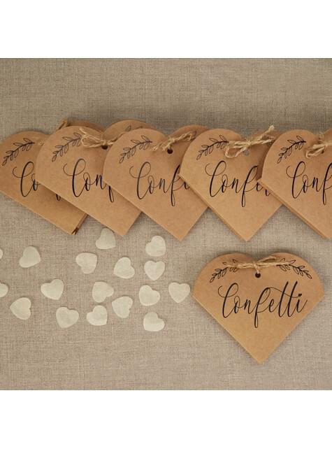 20 cajas de confeti de regalo - Hearts & Krafts - Neviti | Funidelia
