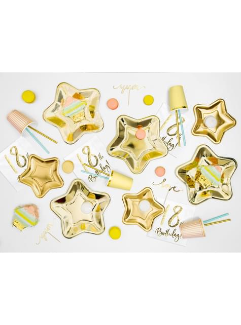 20 servilletas blancas “18th Birthday“ de papel (33x33 cm) - Milestone birthday - Partydeco | Funidelia