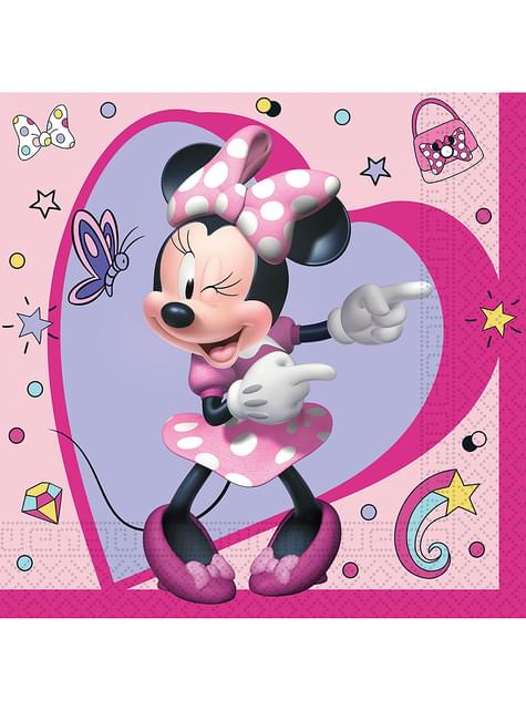 20 servilletas de Minnie Mouse (33x33 cm) - Procos | Funidelia