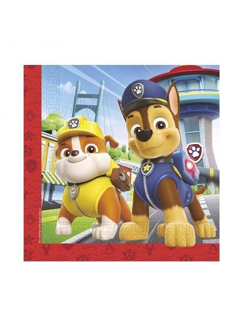 20 servilletas de Patrulla Canina (33x33cm) - Procos | Funidelia