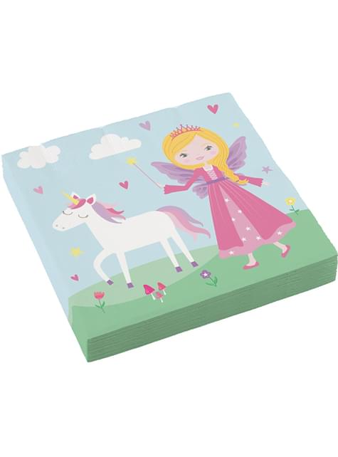 20 servilletas de princesas (33x33cm) - AMSCAN | Funidelia