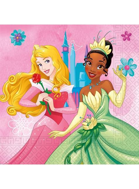 20 servilletas de Princesas Disney (33x33 cm) - Procos | Funidelia