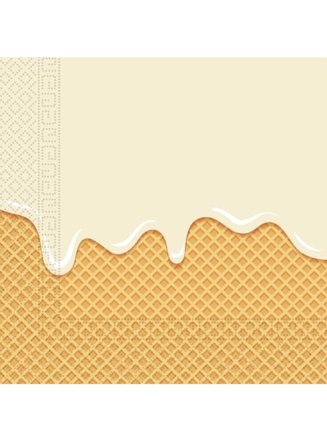 20 servilletas Ice Cream Passion (33x33 cm)