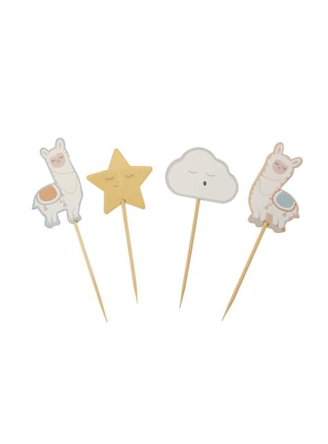20 toppers decorativos con formas variadas - Neviti | Funidelia