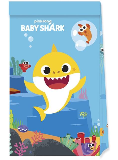 4 bolsas de chucherías Baby Shark - Procos | Funidelia