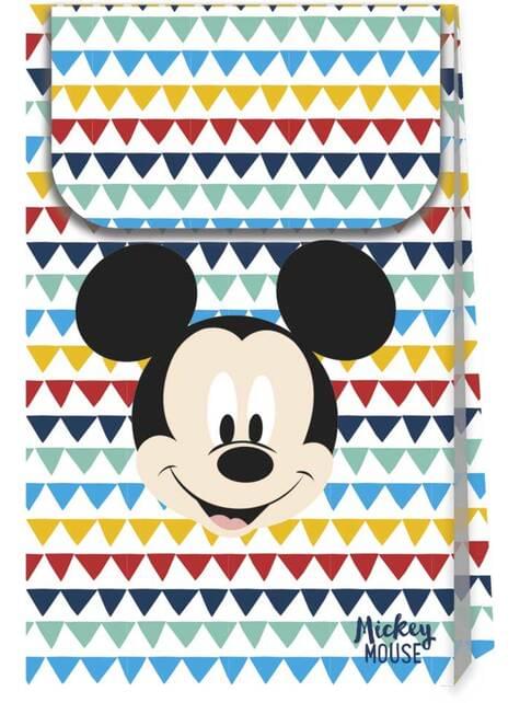 4 bolsas de chucherías de Mickey Mouse - Mickey Awesome - Procos | Funidelia