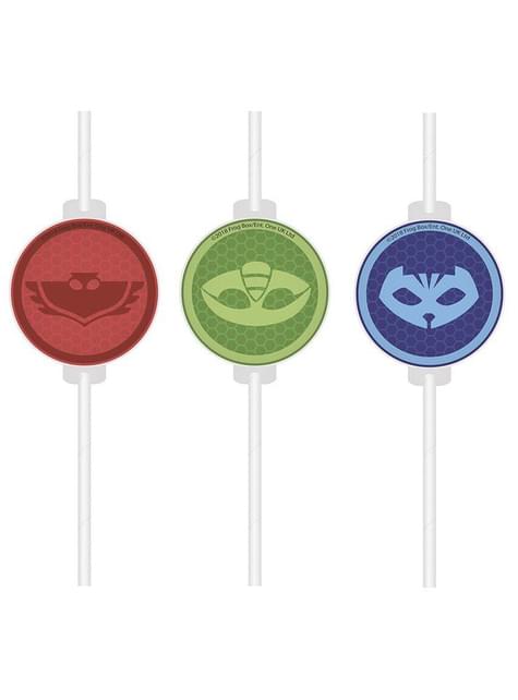 4 pajitas de PJ Masks - Procos | Funidelia