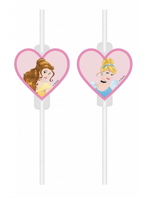 4 pajitas de Princesas Disney - Princess Dreaming - Procos | Funidelia