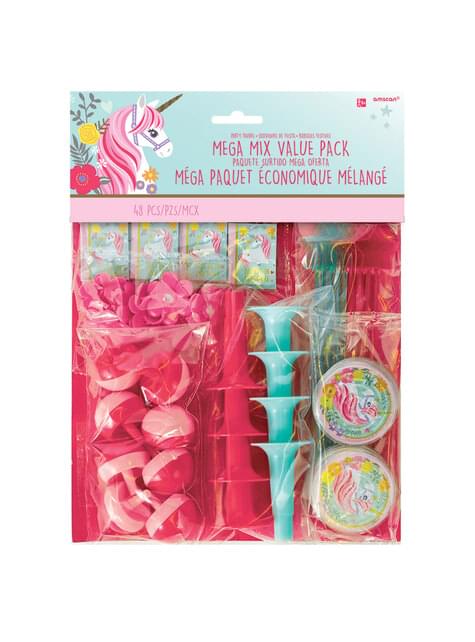 48 juguetitos variados de unicornio - Pretty Unicorn - AMSCAN | Funidelia