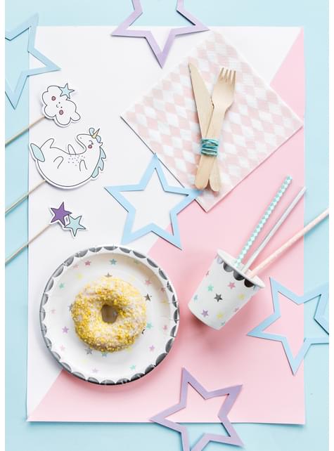 5 toppers variados de unicornio - Unicorn Collection - Partydeco | Funidelia