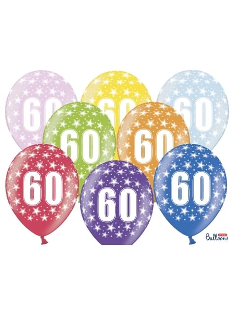 50 globos de látex “60“ multicolor (30 cm) - Partydeco | Funidelia