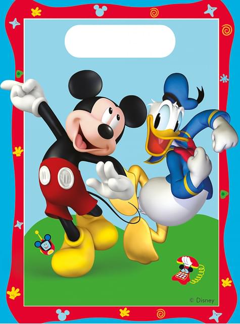 6 bolsas de chucherías de Mickey Mouse - Club house