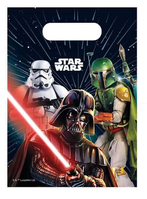 6 bolsas de chucherías de Star Wars