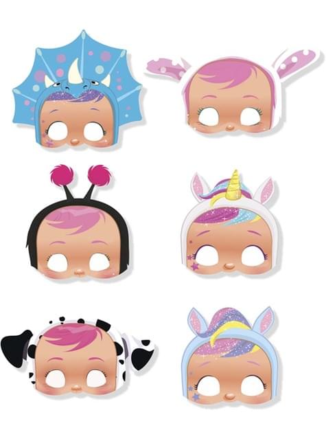 6 caretas de Bebés Llorones