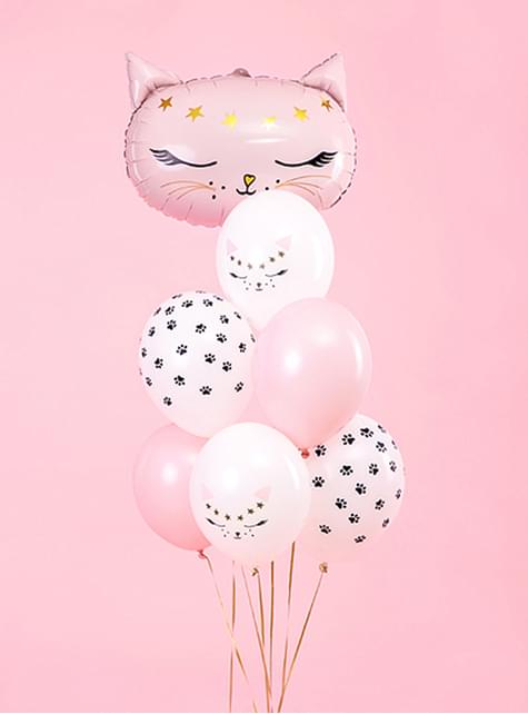6 globos de gatos - Partydeco | Funidelia