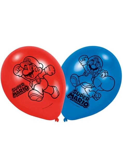 6 globos de Super Mario