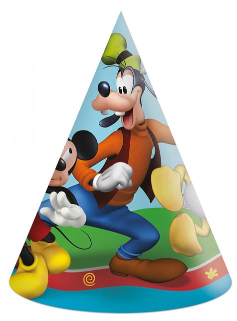 6 gorritos de Mickey Mouse - Club House - Procos | Funidelia