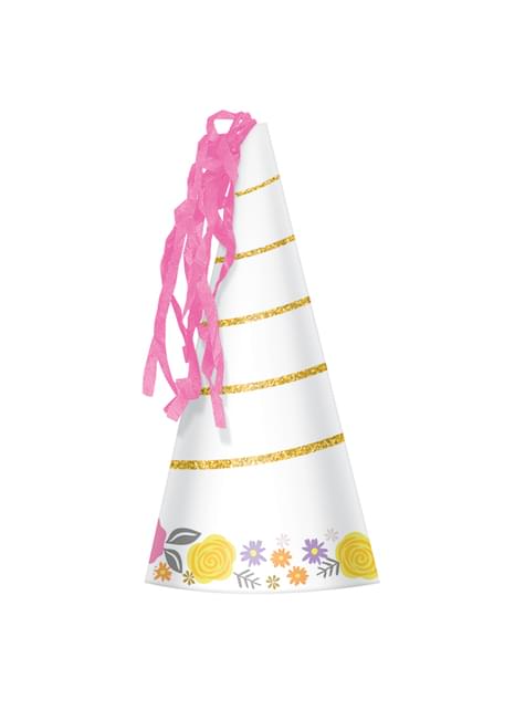 6 gorritos de fiesta de unicornio - Pretty Unicorn - AMSCAN | Funidelia