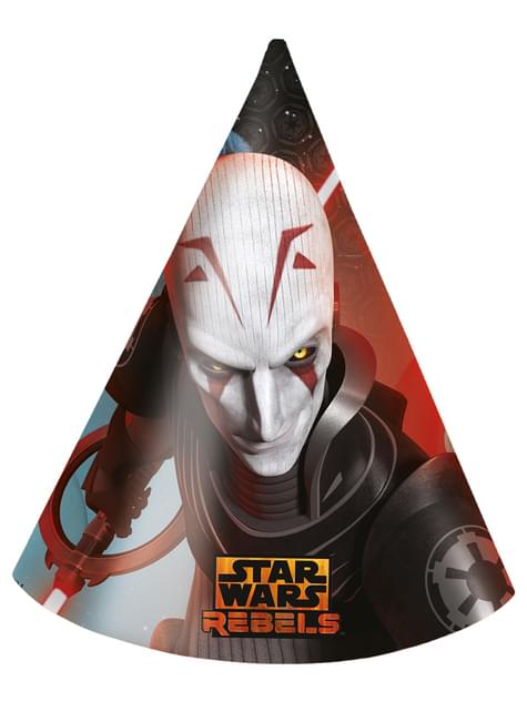 6 gorritos de cumpleaños Star Wars Rebels - Procos | Funidelia