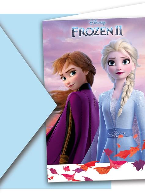 6 invitaciones de Frozen 2 - Procos | Funidelia