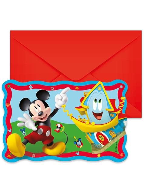 6 invitaciones de Mickey Mouse - Club House - Procos | Funidelia