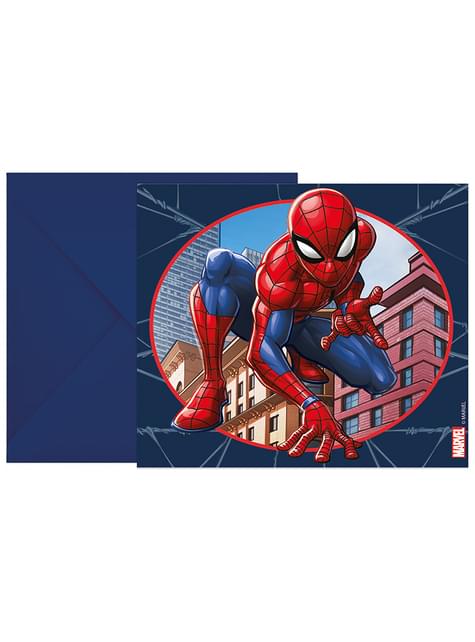6 invitaciones de Spiderman - Marvel - Procos | Funidelia