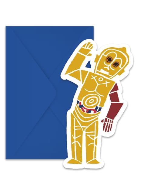 6 invitaciones de Star Wars - Star Wars Pop Comic - Procos | Funidelia
