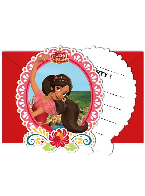 6 invitaciones Elena de Avalor - Procos | Funidelia