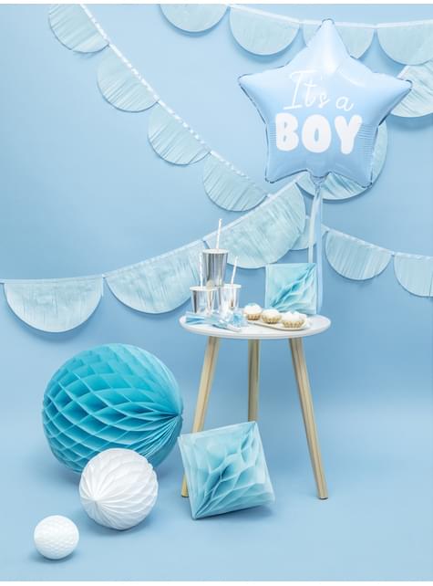 6 matasuegras azul - Unicorn - Partydeco | Funidelia